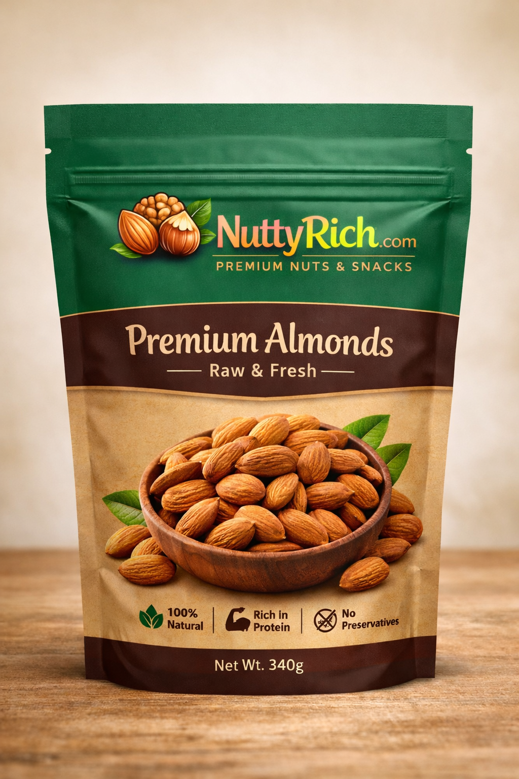 Premium Almonds (Badam) – Raw & Fresh