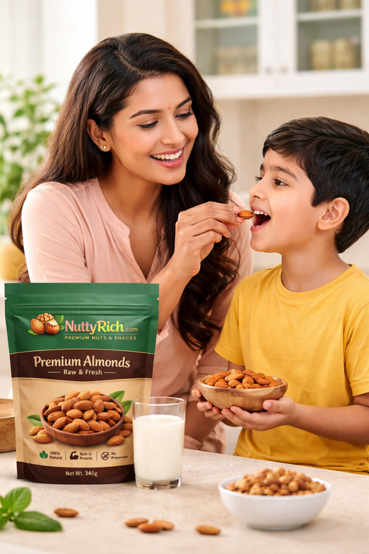 Premium Almonds (Badam) – Raw & Fresh